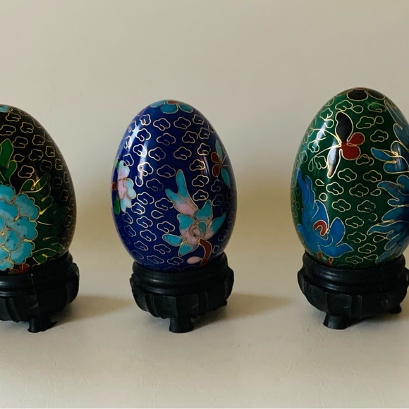 Chinese hand painted eggs - Picture 1 of 6